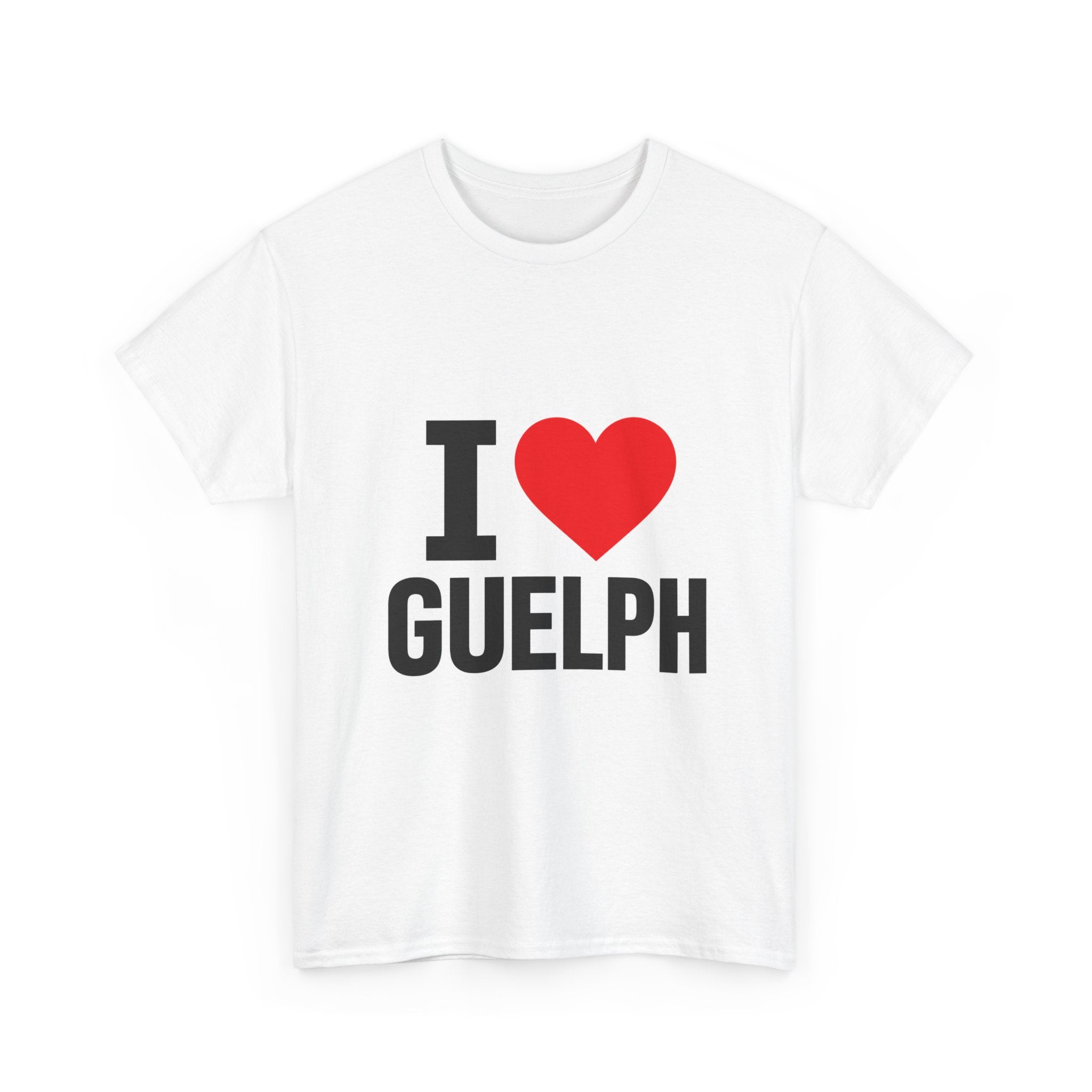 I  Guelph T-Shirt — City Pride Tee for Residents & Visitors