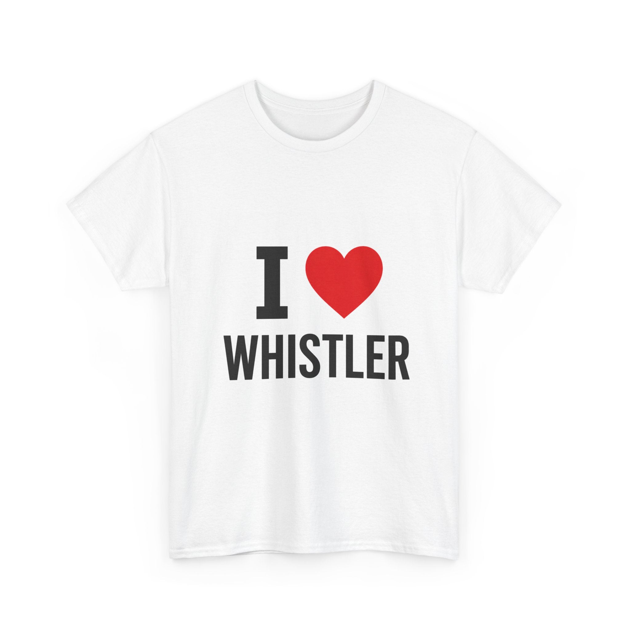 I  Whistler T-Shirt - Travel Souvenir Tee for Ski & Mountain Lovers
