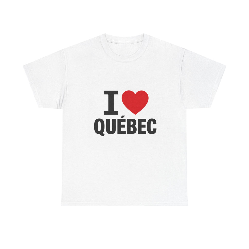 I  Québec T-Shirt — Love Québec Graphic Tee