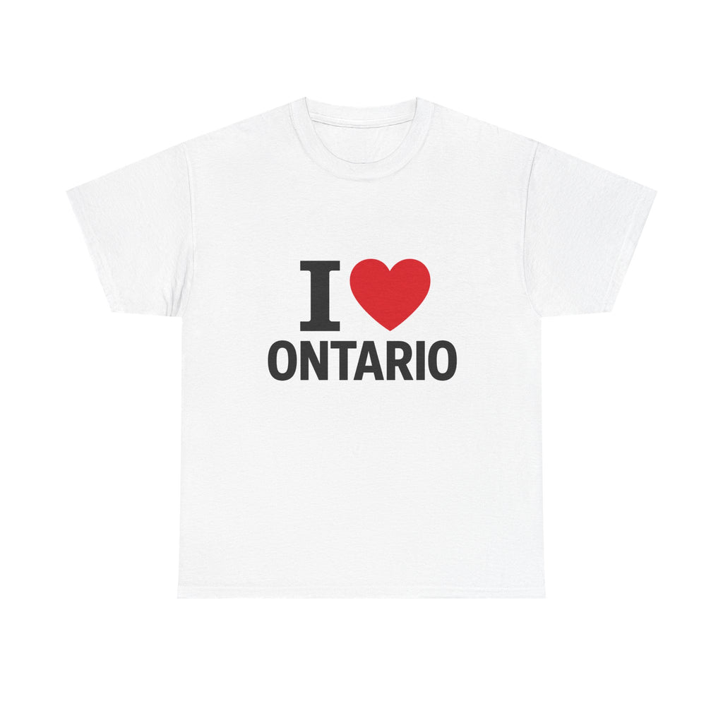 I  Ontario T-Shirt — Canada Province Travel Tee