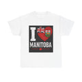 I Heart Manitoba T-Shirt — Canadian Manitoba Pride Tee