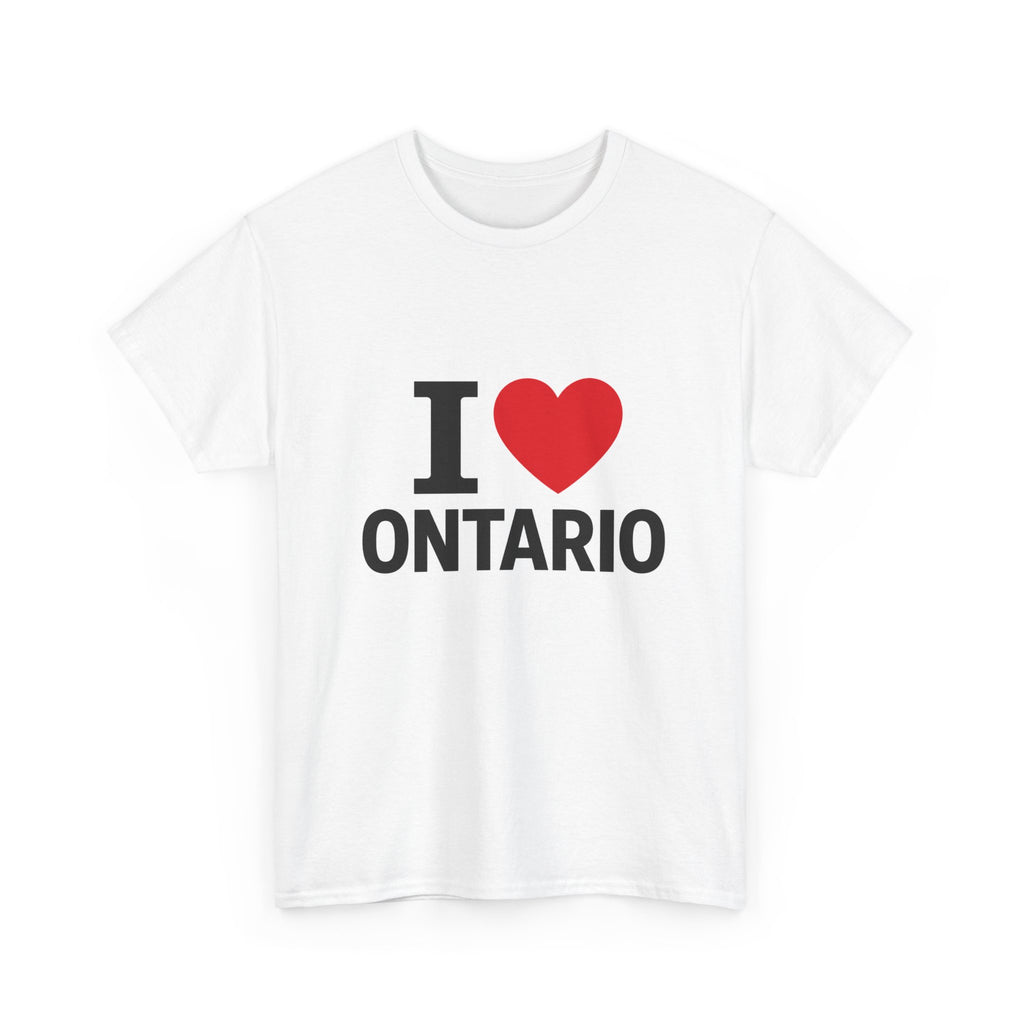 I  Ontario T-Shirt — Canada Province Travel Tee