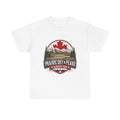 Alberta Prairie Sky & Peaks T‑Shirt — Canada Maple Mountain Outdoors Tee