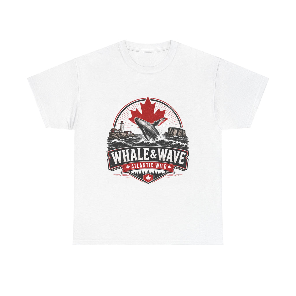 Whale & Wave Canada T-Shirt — Atlantic Wilds Marine Graphic Tee