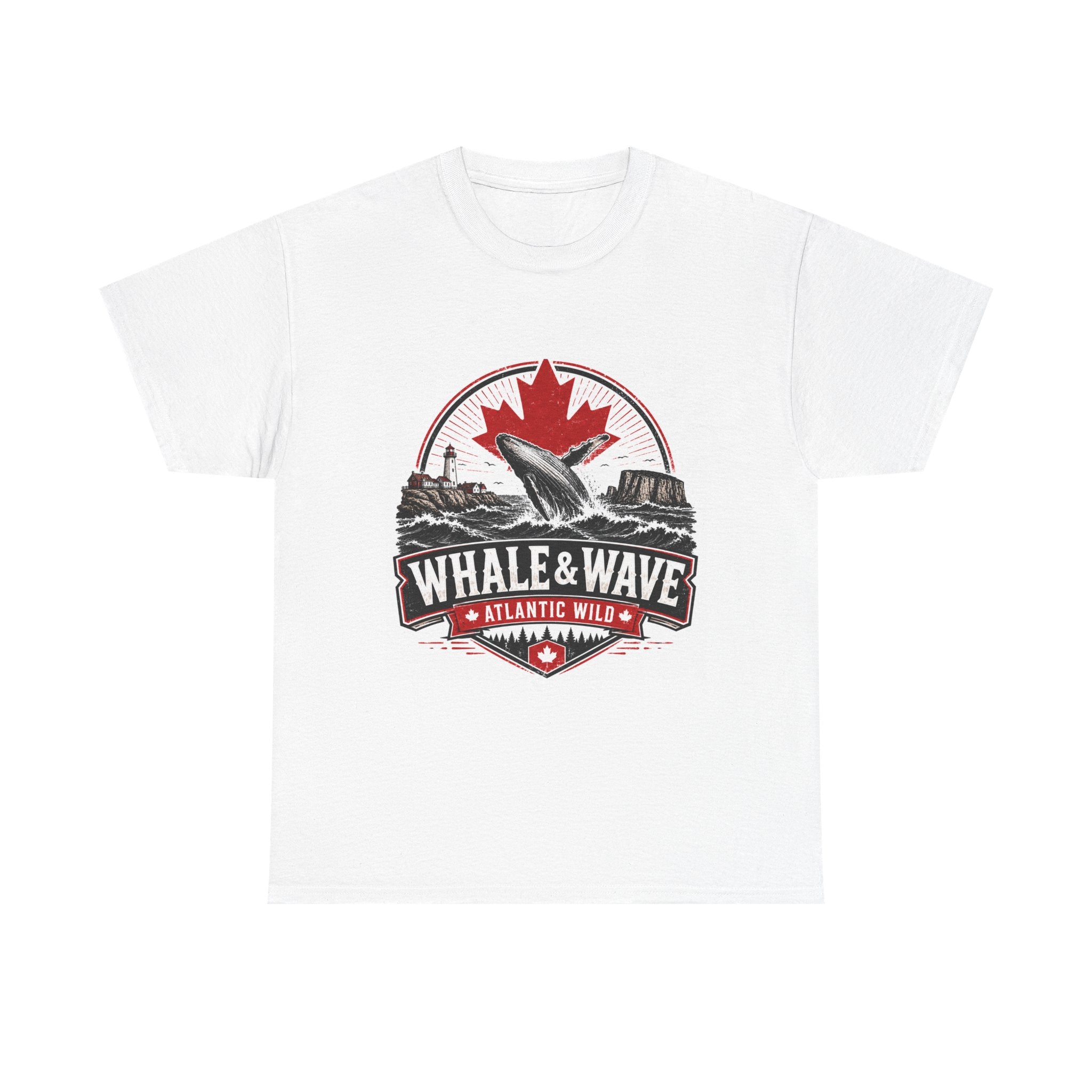 Whale & Wave Canada T-Shirt — Atlantic Wilds Marine Graphic Tee