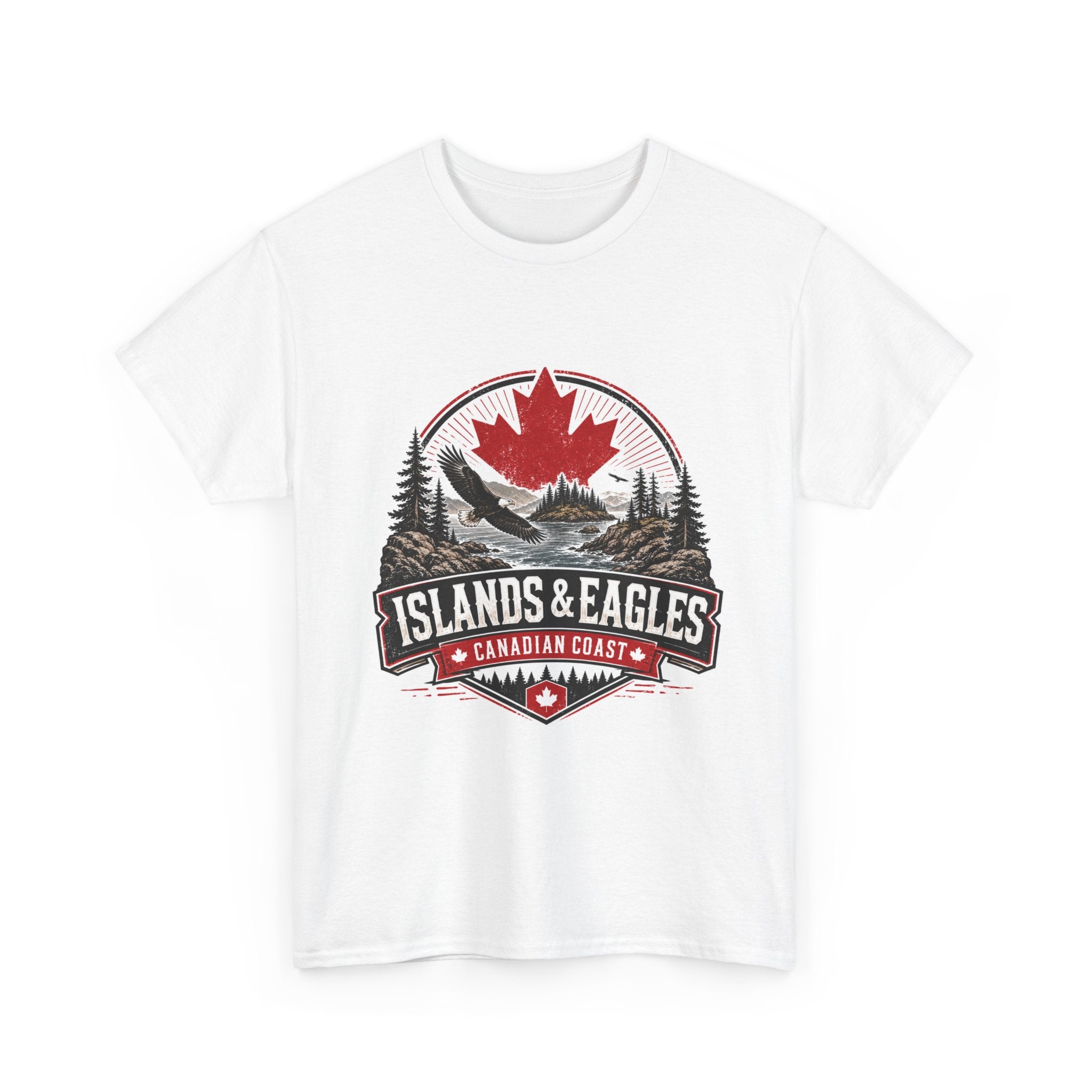 Islands & Eagles Canadian Coast T-Shirt