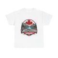 Lakes & Legends Alberta North T‑Shirt — Canadian Maple Mountain Lake Graphic Tee