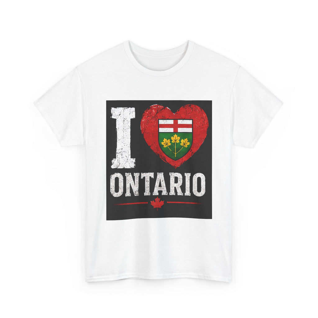 I Heart Ontario T-Shirt — Canadian Province Pride Tee