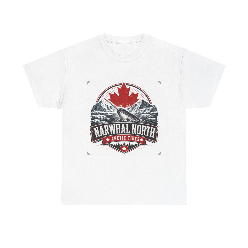 Narwhal North Arctic Tigers T-Shirt — Canadian Maple Mountain Logo Tee