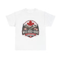 Wild Rose & Ridge Alberta Tee — Canadian Mountain Graphic T-Shirt