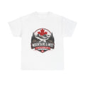 Mountains & Mist Graphic Tee — Canadian Maple Outdoor Adventure Shirt