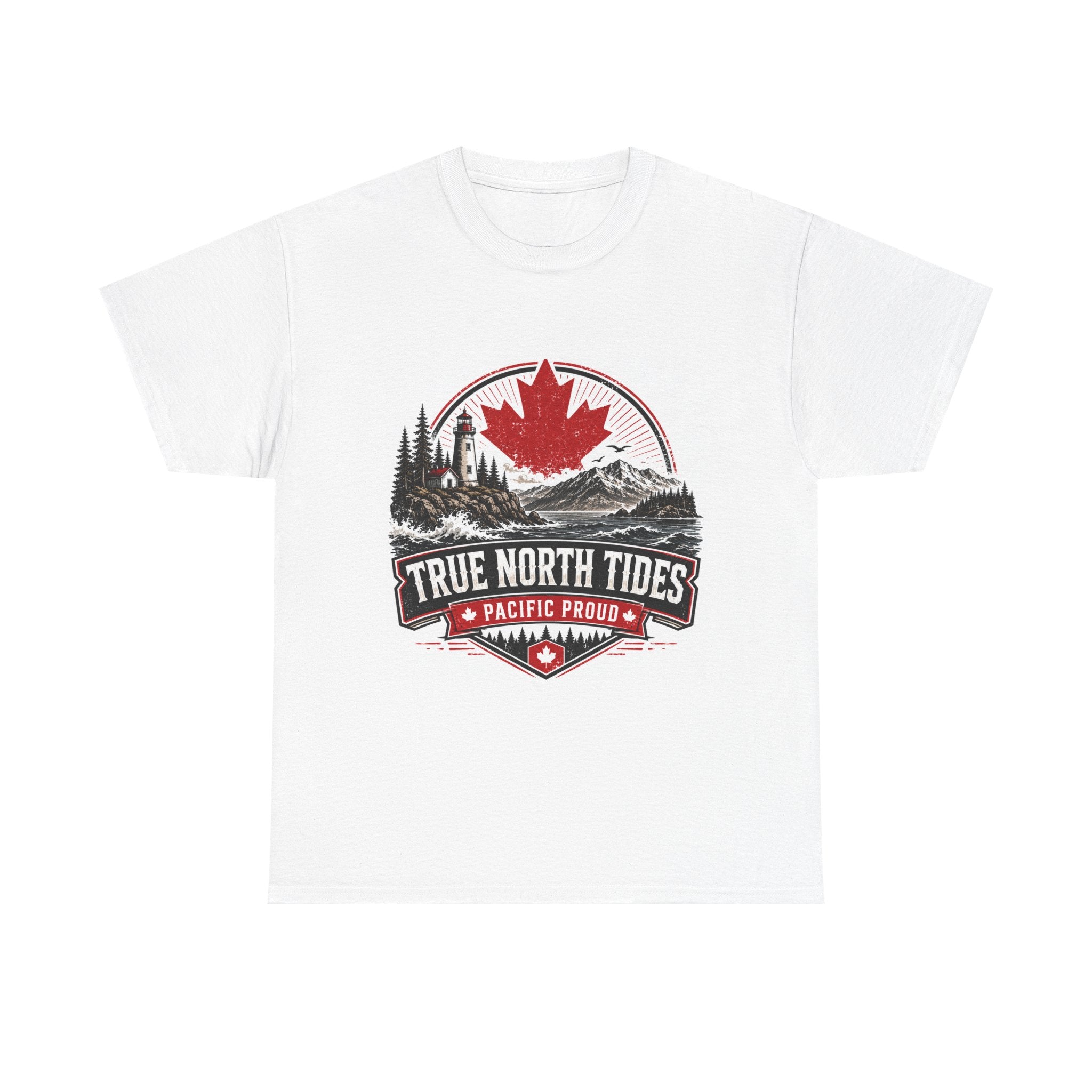 True North Tides Tee — Pacific Proud Canadian Maple Landscape Shirt