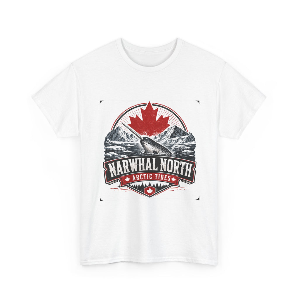 Narwhal North Arctic Tigers T-Shirt — Canadian Maple Mountain Logo Tee