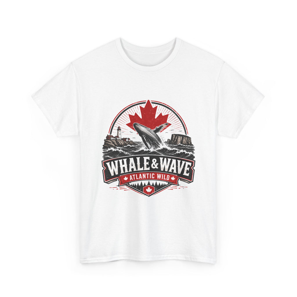 Whale & Wave Canada T-Shirt — Atlantic Wilds Marine Graphic Tee