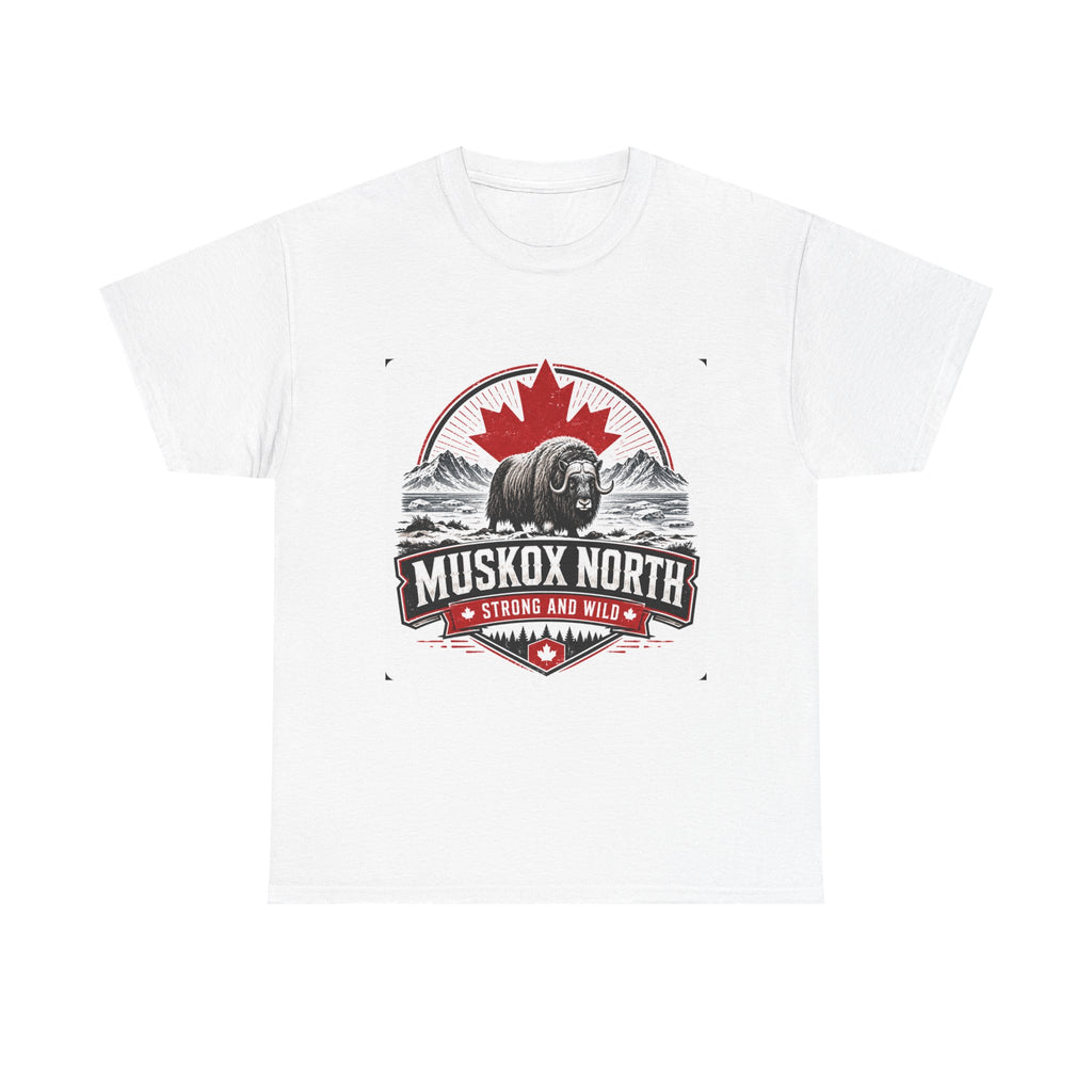 Muskox North Graphic Tee — 'Strong and Wild' Canadian Outdoor Shirt