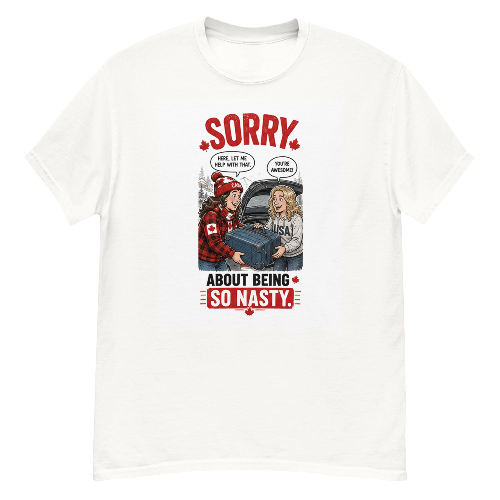 Help w/ Luggage Tee - Sorry About Being So Nasty Series
