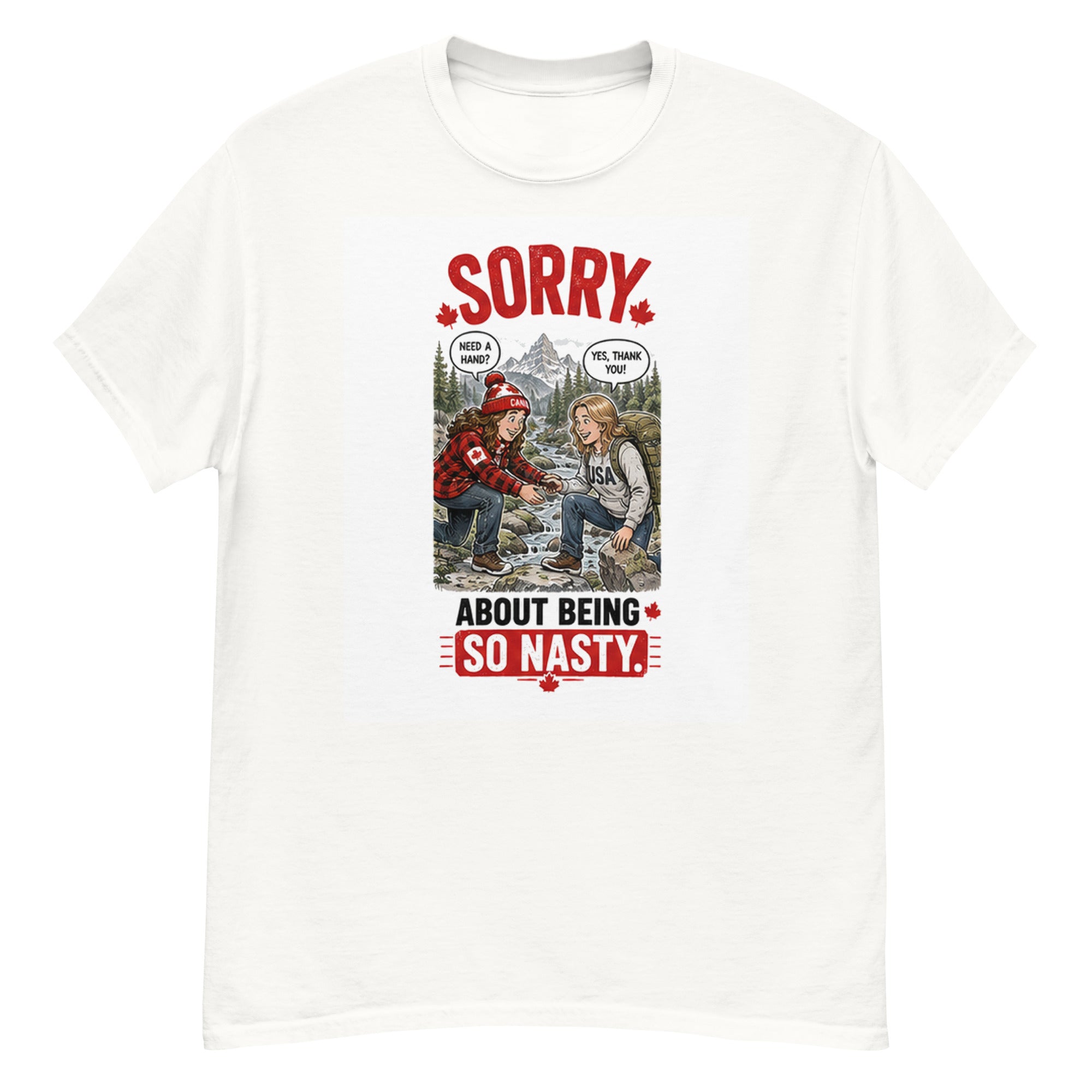 Need a Hand? Tee - Sorry About Being So Nasty Series