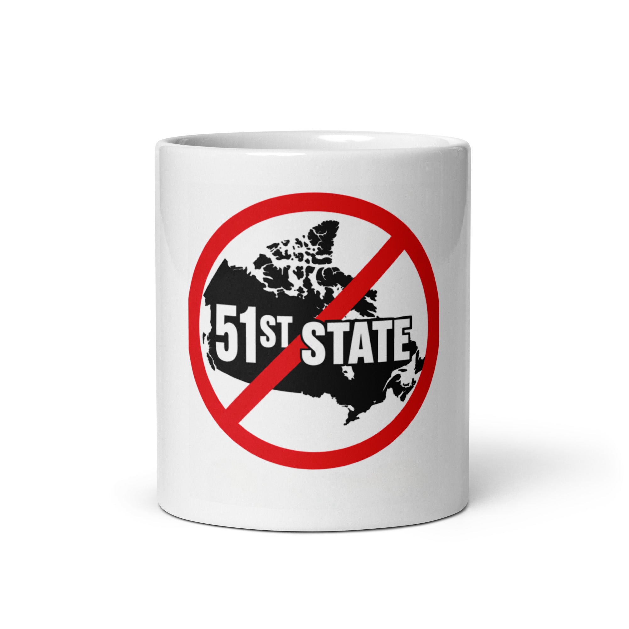 White glossy mug - Not the 51st